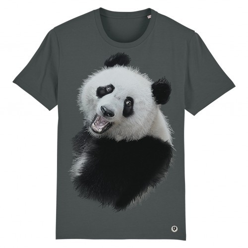 Camiseta Panda Smile color Gris, , large image number null