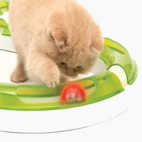 Pelota Catit Senses 2.0 Fireball para gatos color Rojo