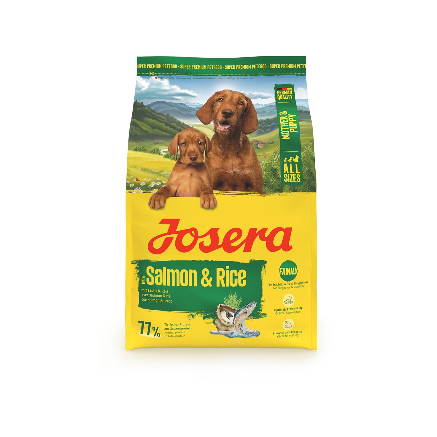 Saco Perro Mother&Puppy Salmon & Rice, JOSERA