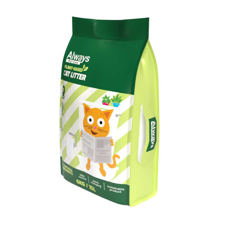 Always Cat Litter Arena Biodegradable para gatos