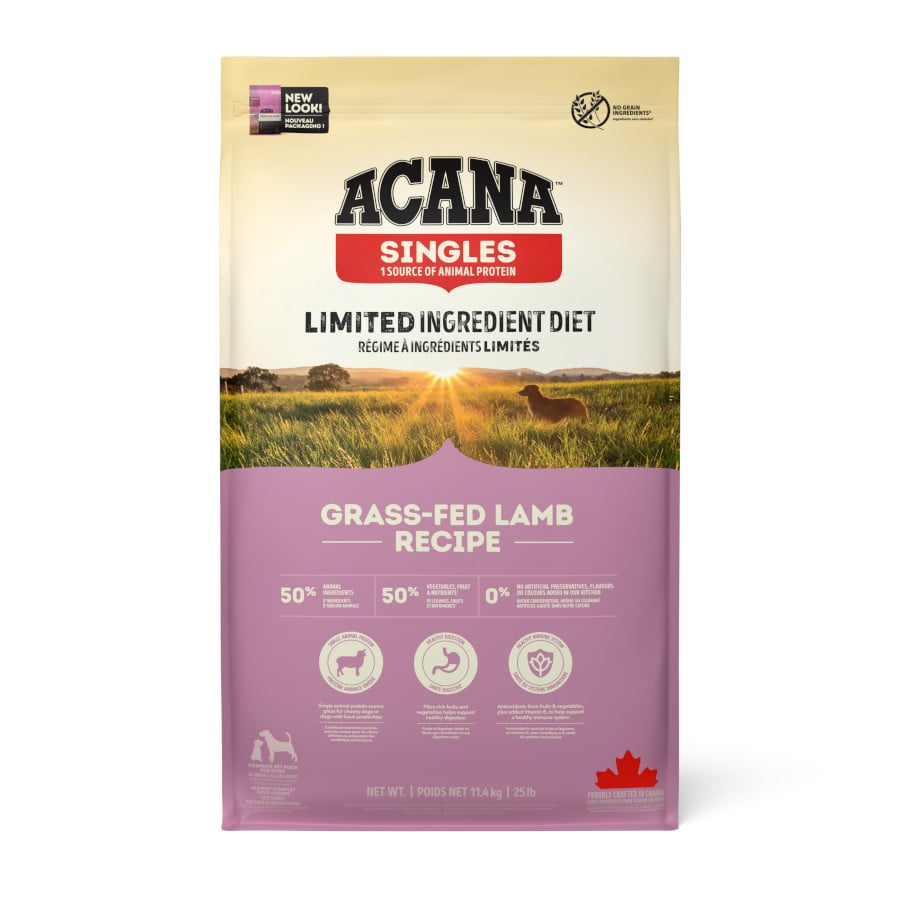 11.4 kg Acana Singles Grass-Fed Lamb pienso para perros