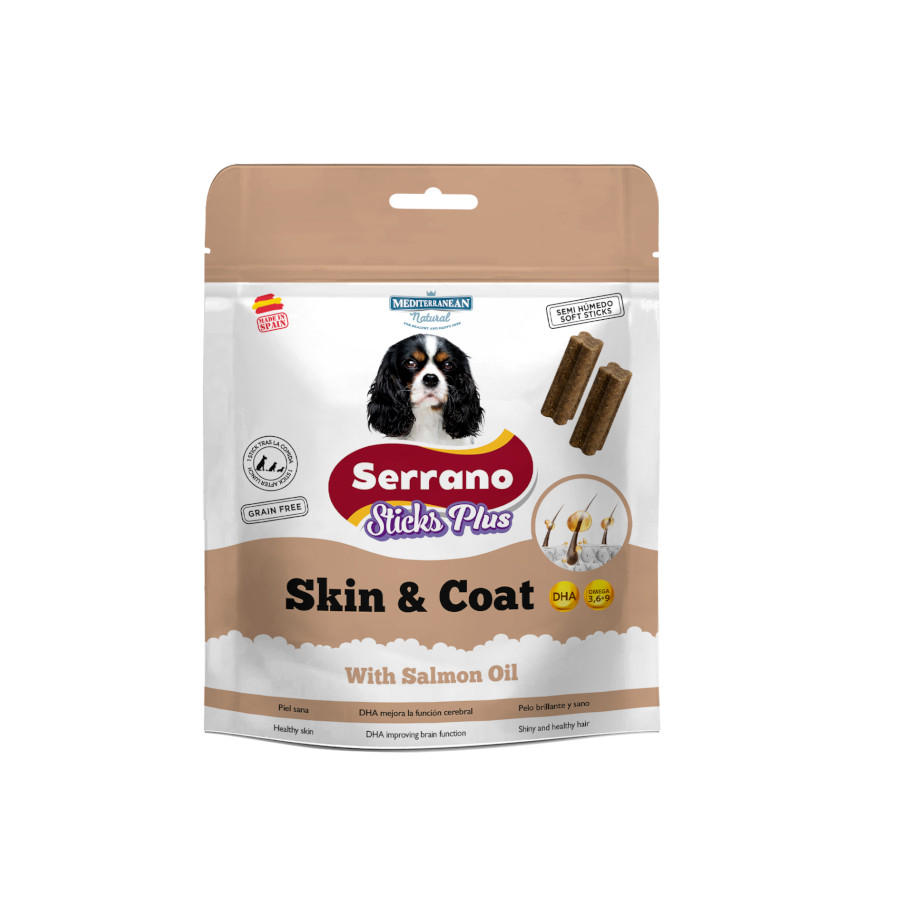 14 barritas Serrano Palitos Functional Skin & Coat para perros