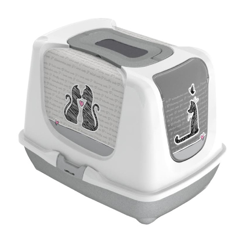 Bandeja sanitaria para gatos cerrada outlet
