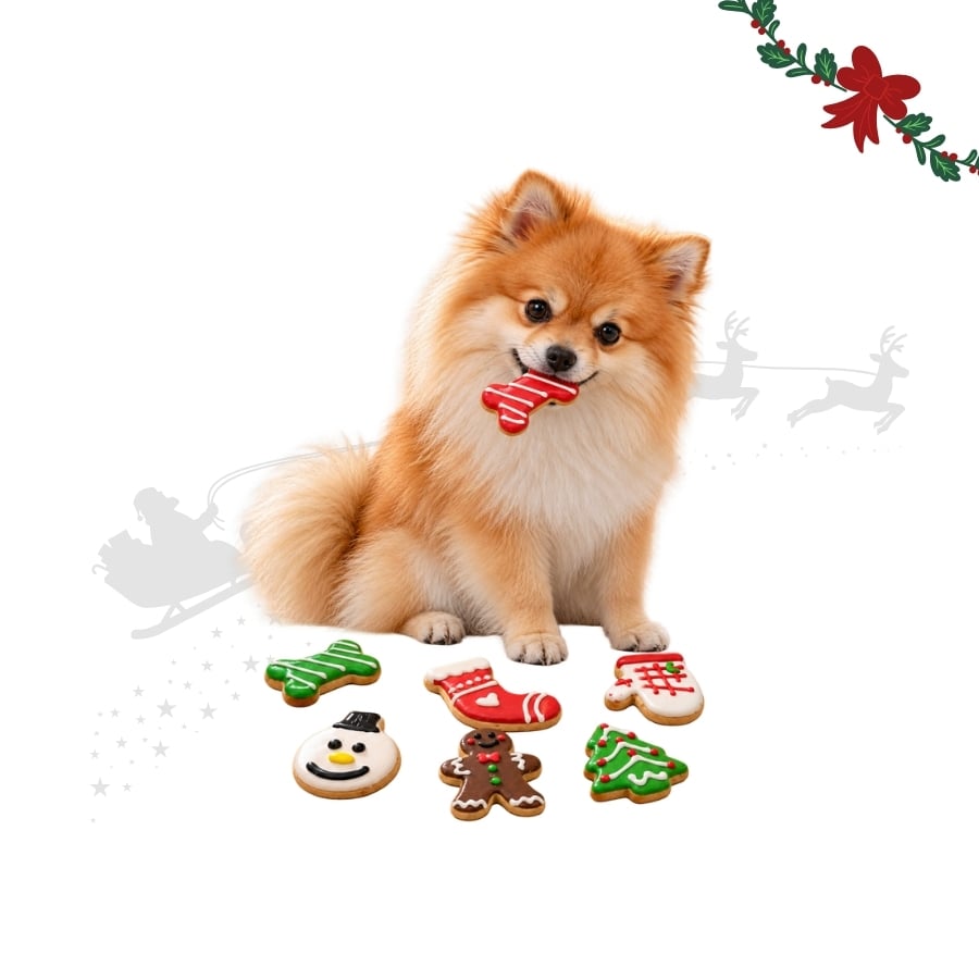 1 pack x 7 uds. Wonder Christmas Pack Regalo Galletas Snacks para perros