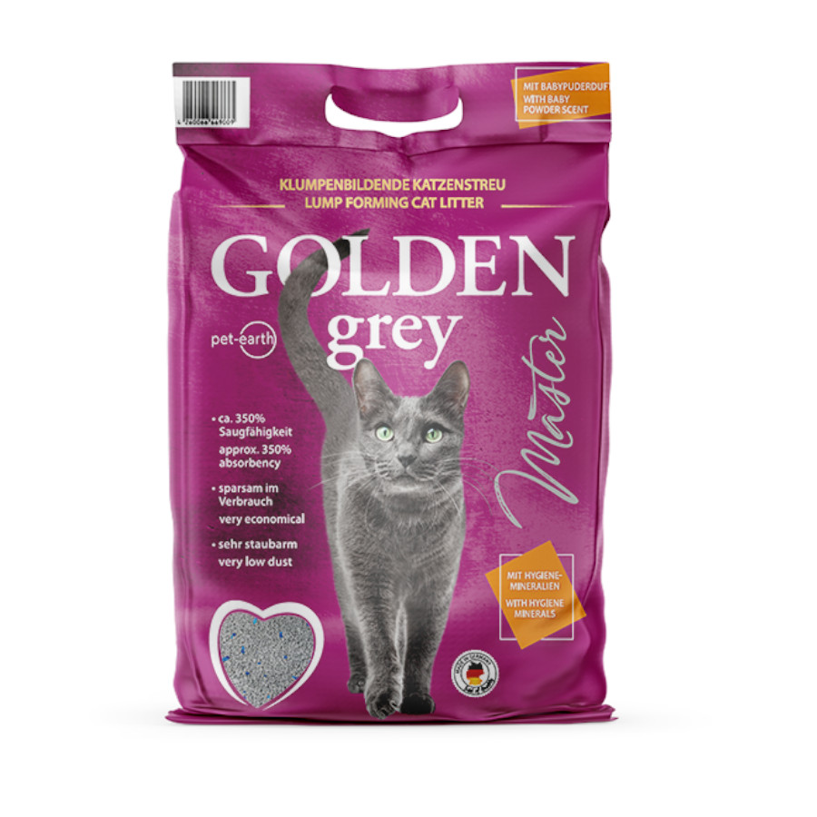 14 kg Golden Grey Master Arena Aglomerante para gatos