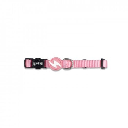 Collar de nylon para gatos color Rosa Claro