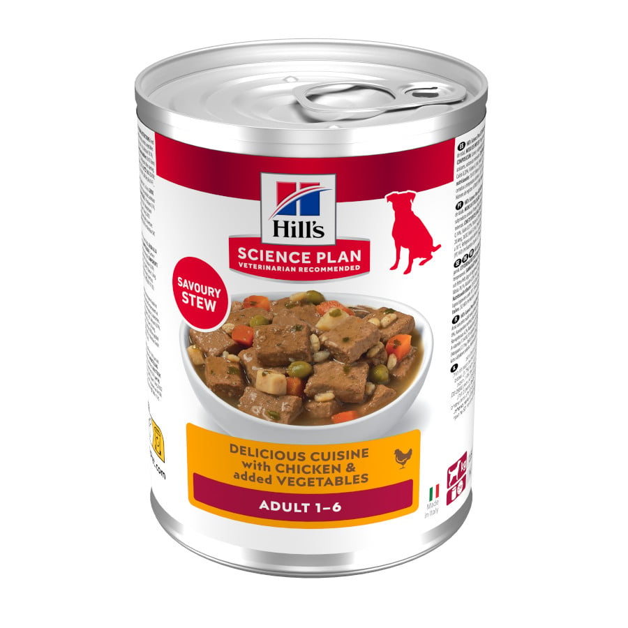 Hill’s Science Plan Adult Estofado con pollo y verduras lata para perros