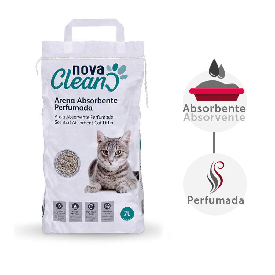 L Nova Clean Arena perfumada absorbente para gatos