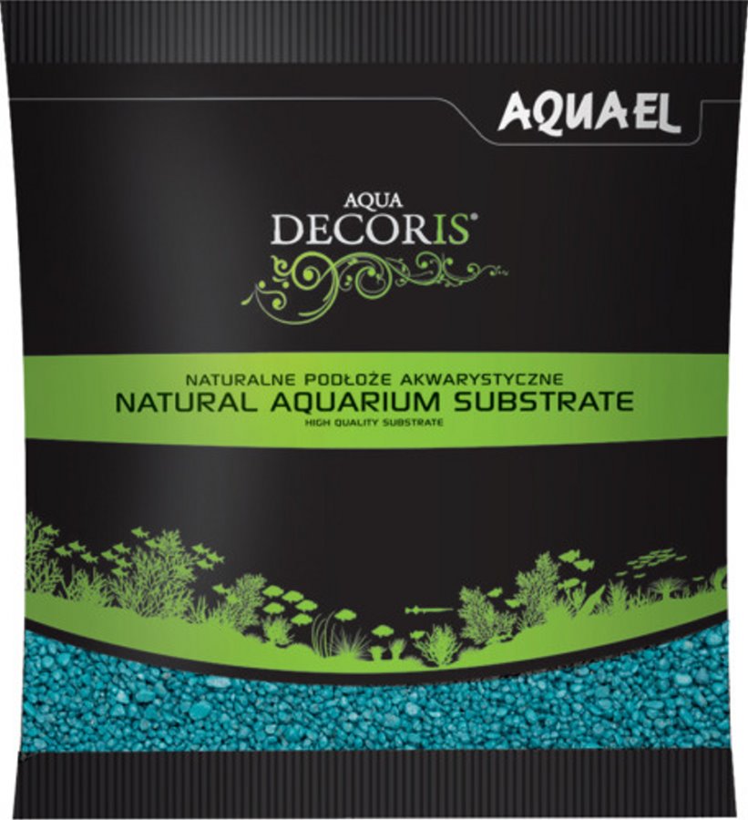 Aquael Aqua Decoris Sustrato Natural Cuarzo turquesa para acuarios