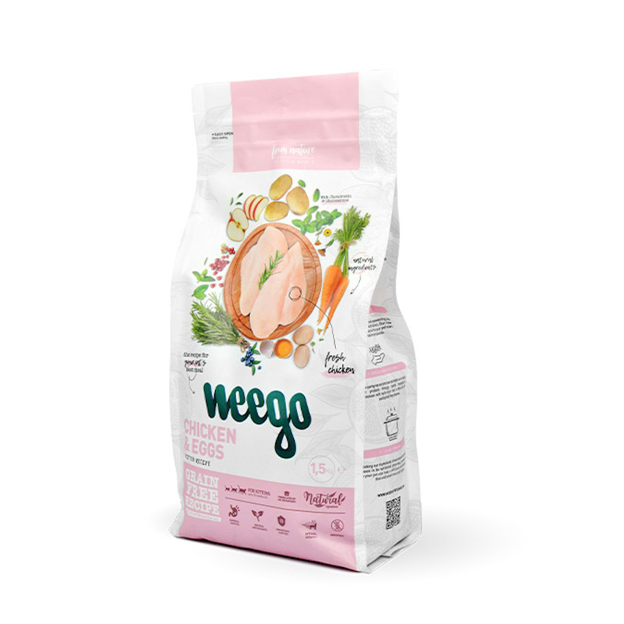 1.5 kg Weego Pollo y Huevos pienso para gatitos