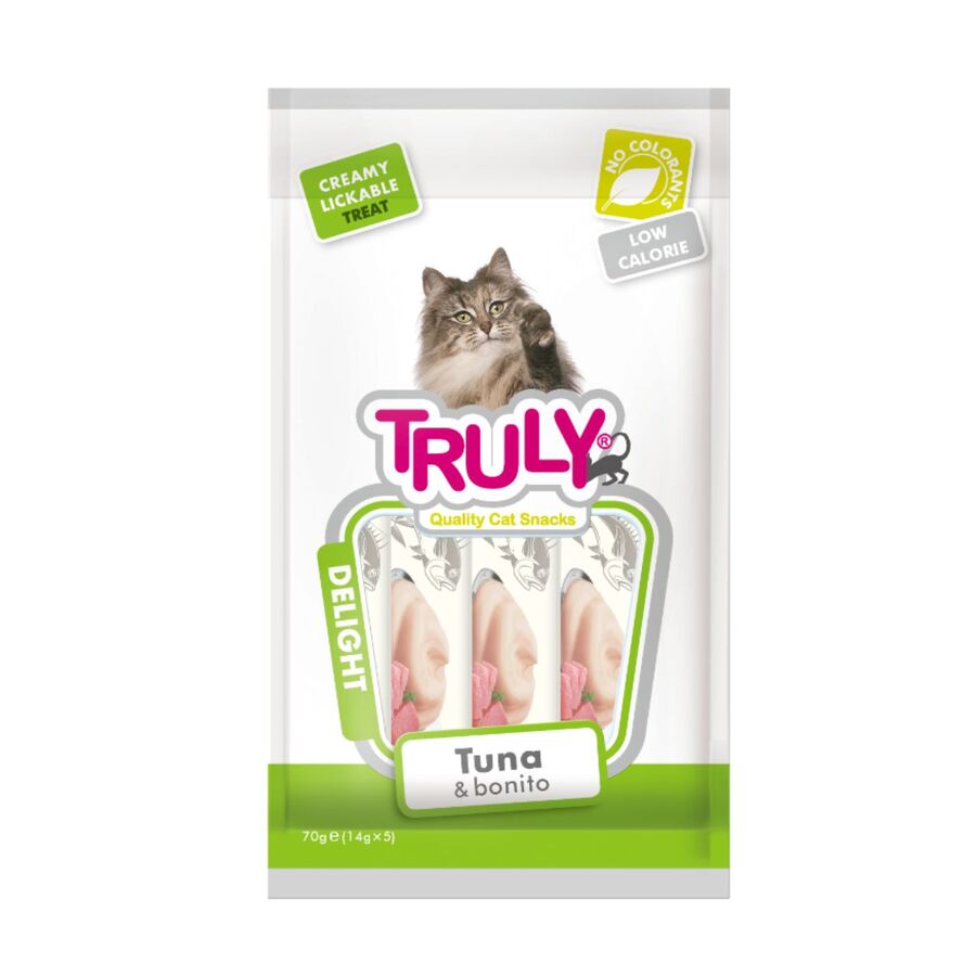 TRULY GATO CREMA ATUN&BONITO 70G