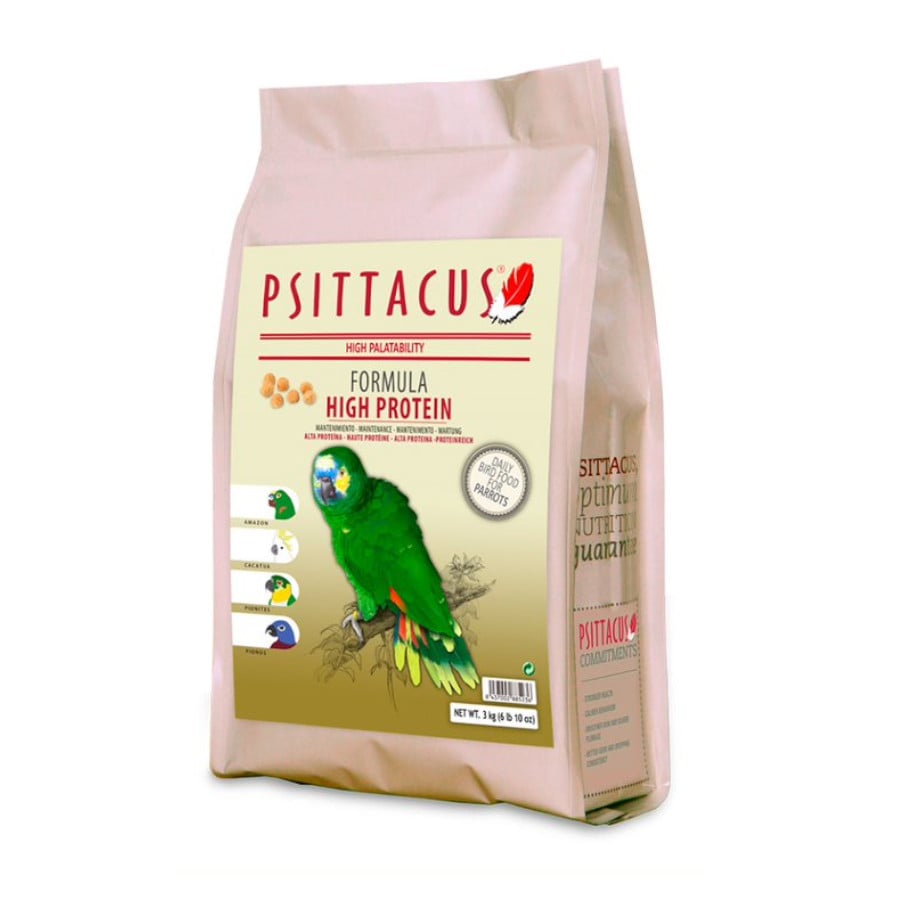 3 KG Psittacus Alta Proteína pienso para pájaros