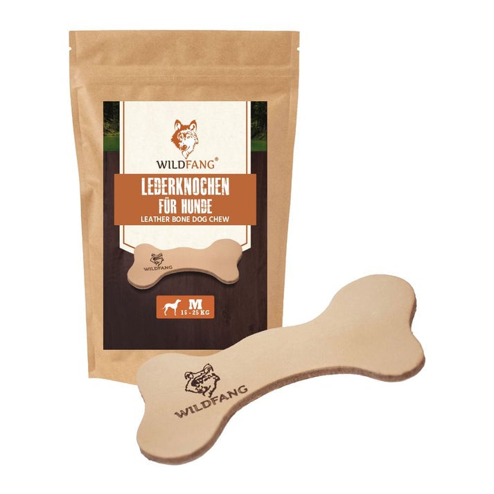 WILDFANG® – Hueso de cuero – Cuero masticable para perros