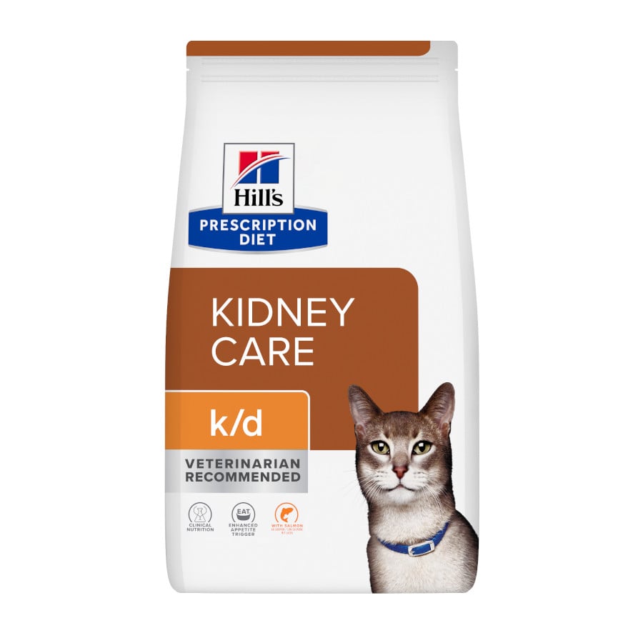 3 kg Hill’s Prescription Diet kidney Care k/d salmón pienso para gato