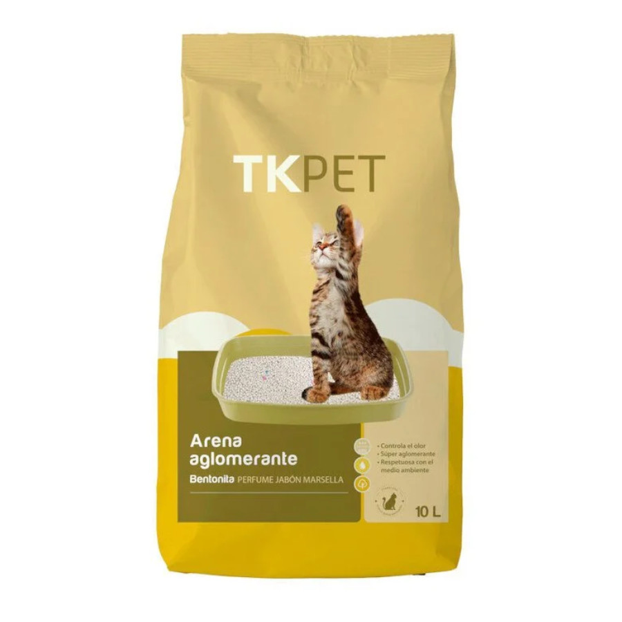 L TK-Pet Arena Aglomerante Bentonita y Marsella para gatos