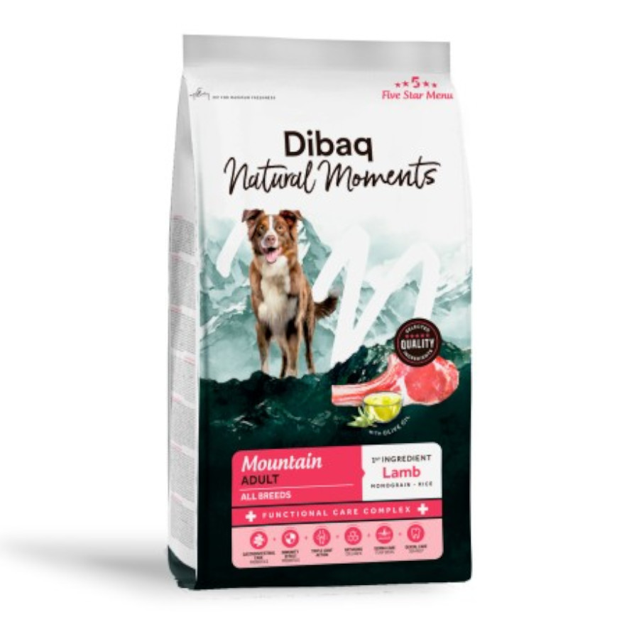 Imagen de Dibaq Natural Moments Pienso Mountain Cordero para perro