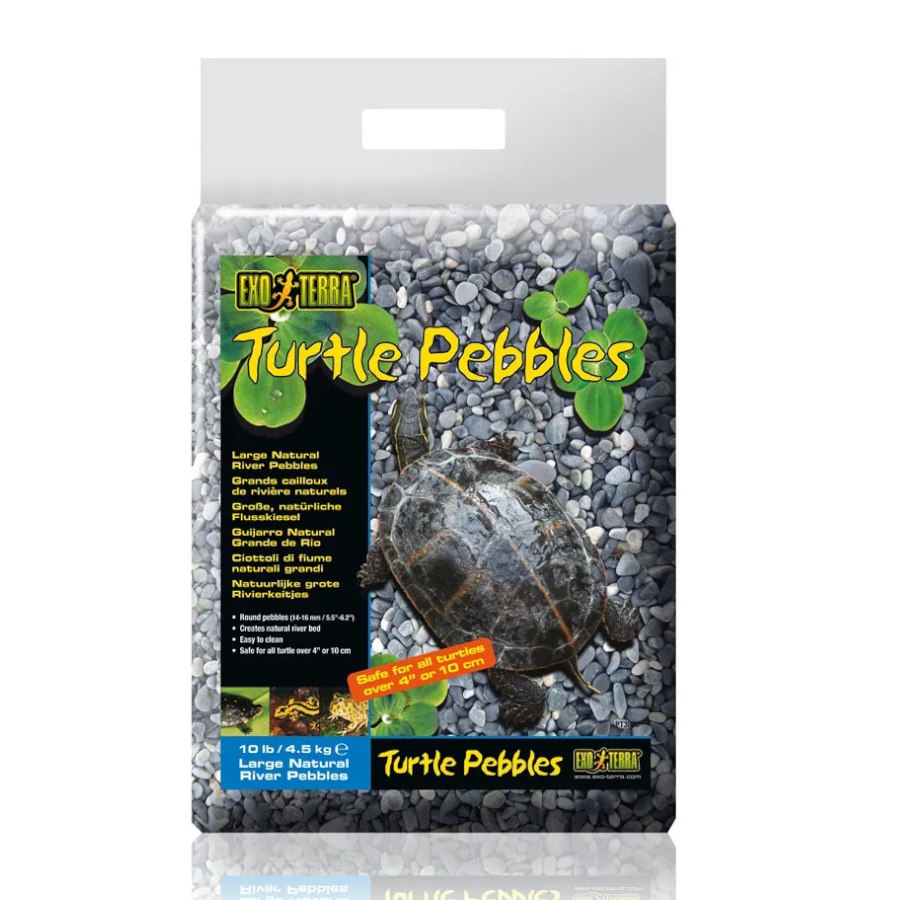 4.5 kg Exo Terra Guijarro Natural de río para tortugas