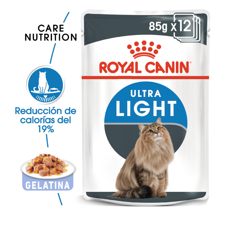 48 sobres x 85 g Royal Canin Ultra Light gelatina sobre para gatos ¡Pack ahorro!