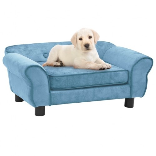 Vidaxl Sofá clásico para perros color Turquesa