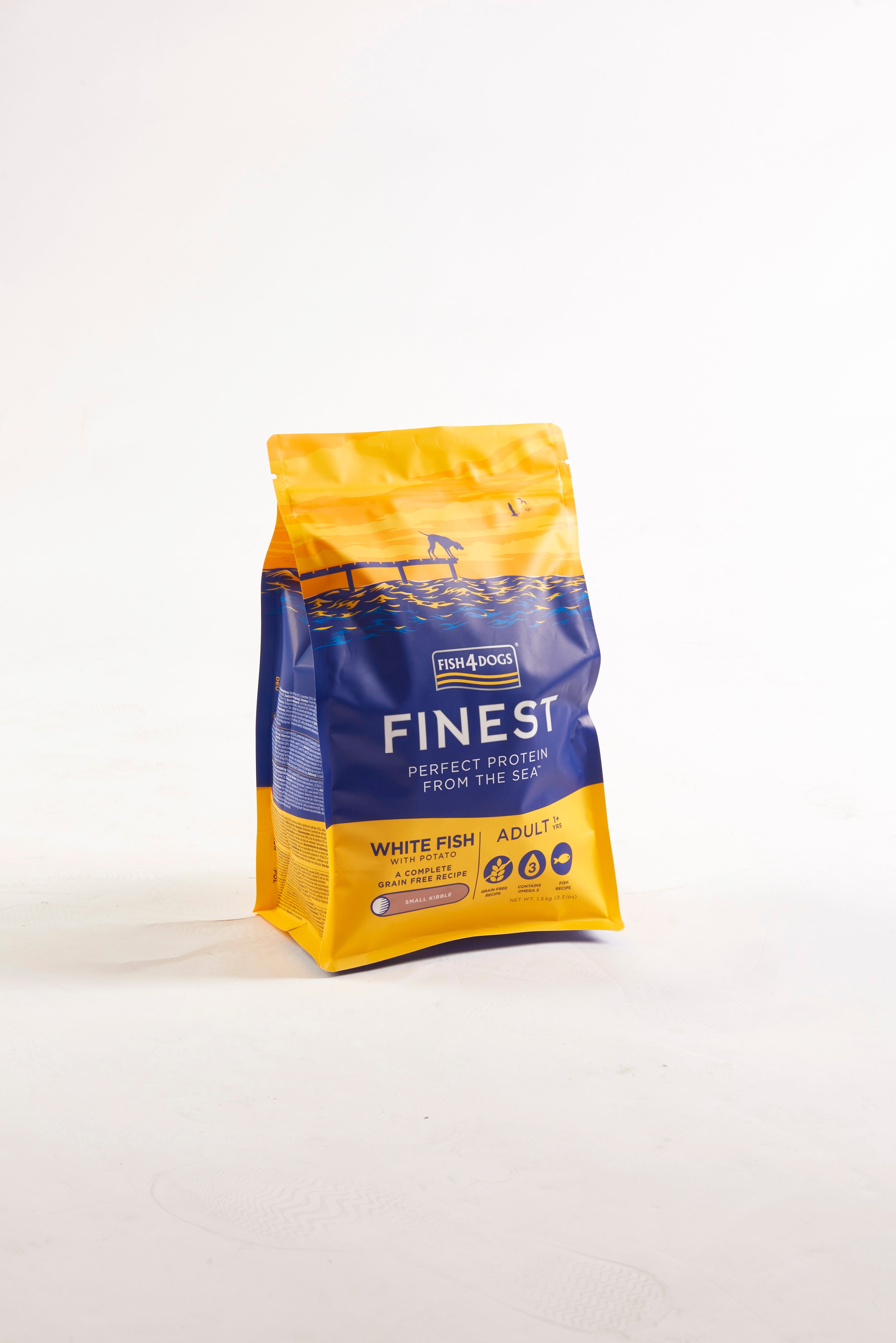 Fish4Dogs Pienso razas pequeñas sin cereales – Pescado blanco y patata