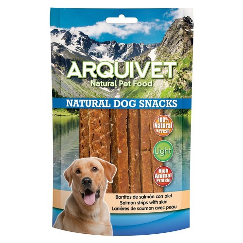 Barritas Natural Dog Arquivet Snacks de salmón para perros sabor Salmón