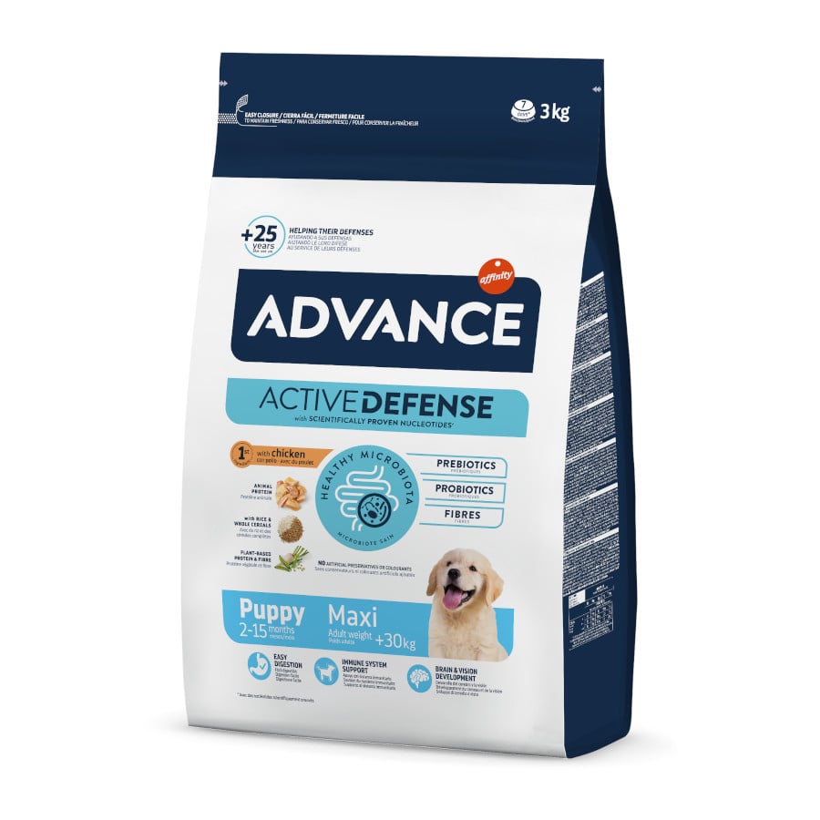 Advance Active Defense Maxi Puppy Pollo y Arroz