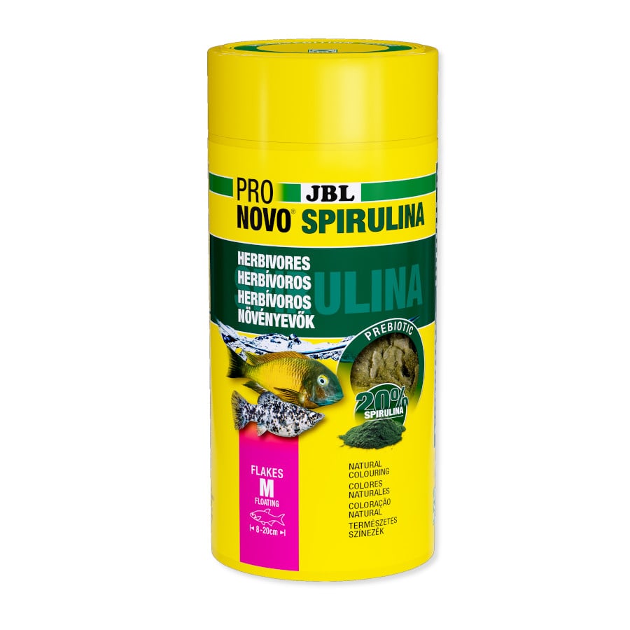 1 L JBL Spirulina Escamas Vegetales para peces alguívoros