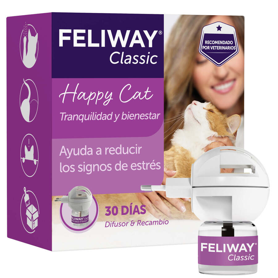 Feliway Classic Difusor y/o Recambio Tranquilizante para gatos