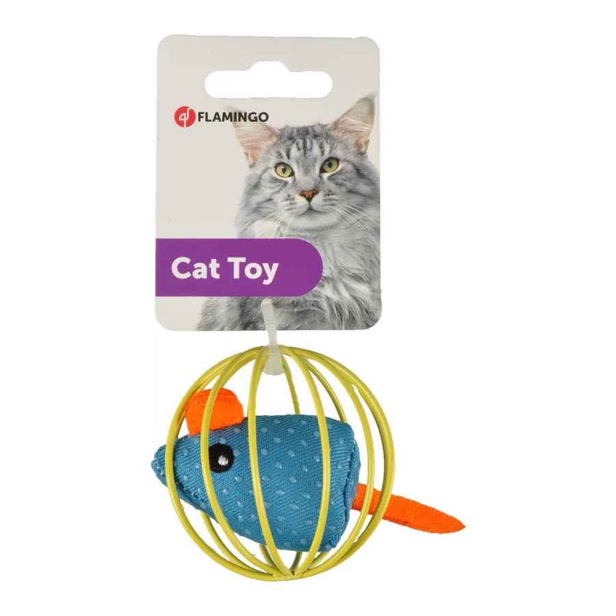 Flamingo Pelota con Ratón para gatos