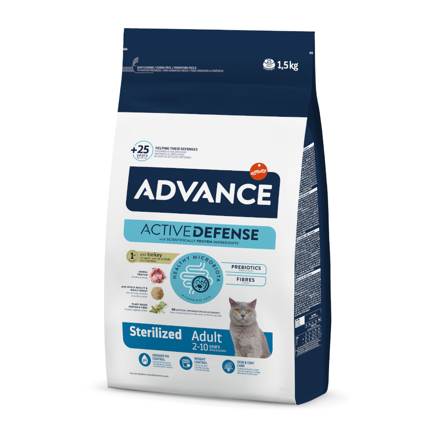 Imagen de Advance Pienso Sterilized Adult para Gatos 1,5 Kg
