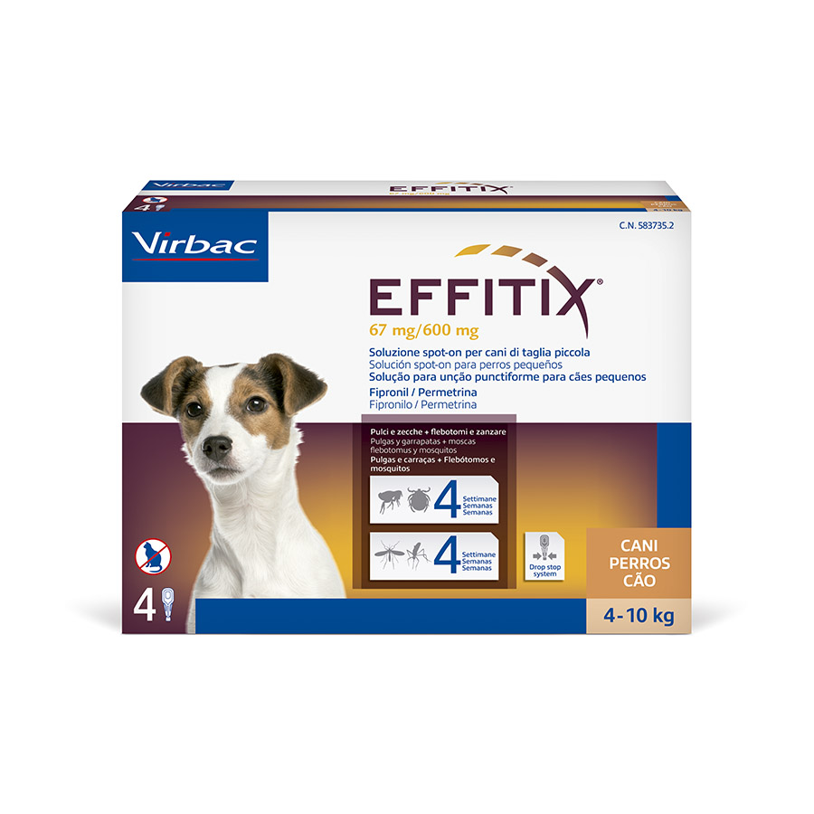 Virbac Effitix Pipetas Antiparasitarias para perros, , large image number null