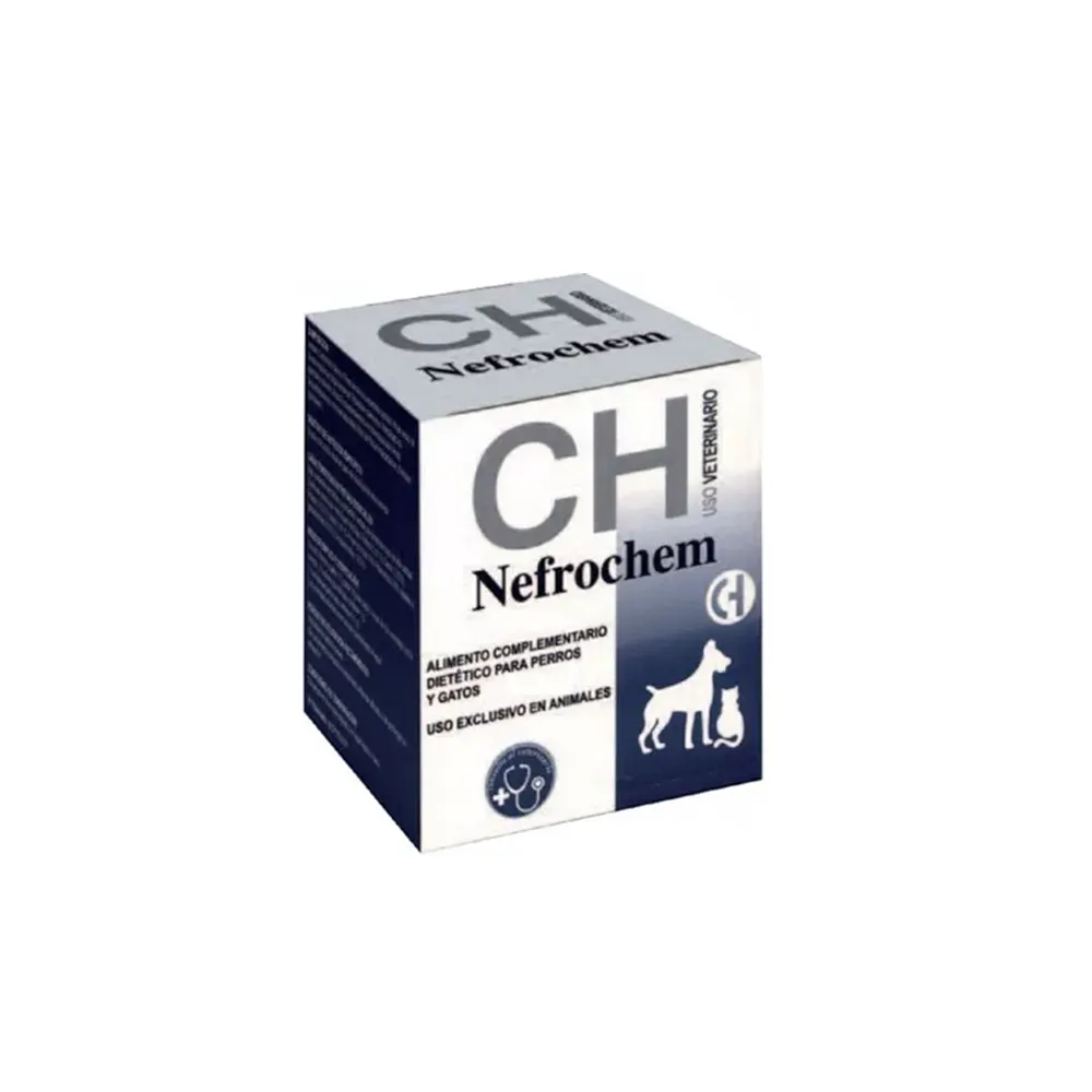 Nefrochem suplemento natural para perros y gatos que apoya la función renal Chemical Ibérica