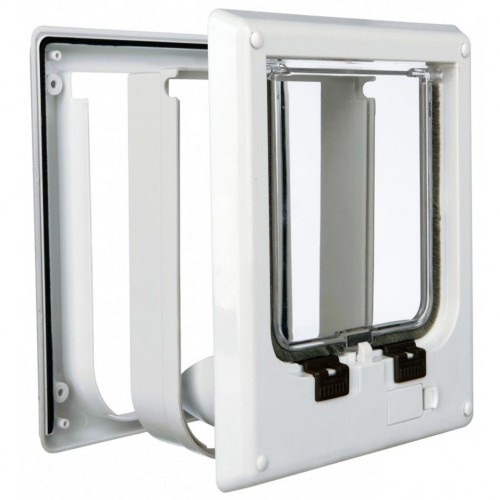 Gatera para puertas para gatos color Blanco