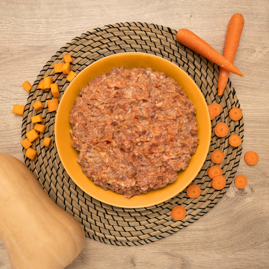 Comida para perros. Menú barf de conejo 7,5kg