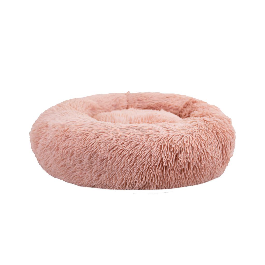 YAGU DESCANSO CUNA DONUT ANTIESTRES ROSA (T-3  85 x 85 x 17 CM)