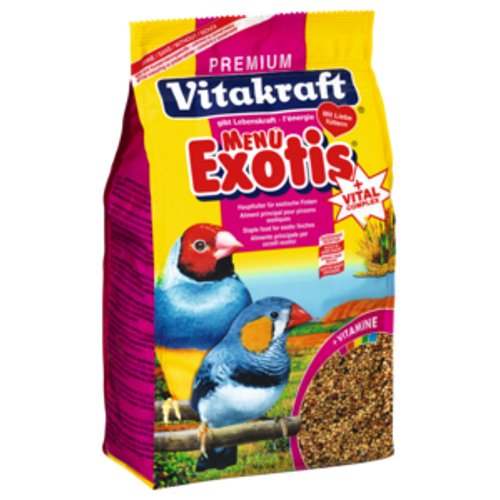 Vitakraft Alimento completo para pÃ¡jaros exÃ³ticos 500g