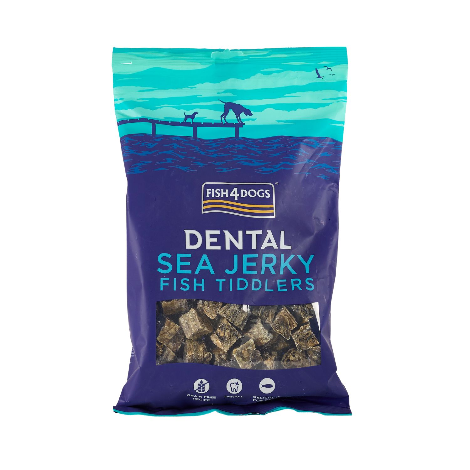 Fish4Dogs Skack Dental Sea Jerky Fish mini 4×575 gr