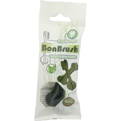 2 barritas x 15 g San Dimas Snacks Dentales BonBrush Clorofila para perros