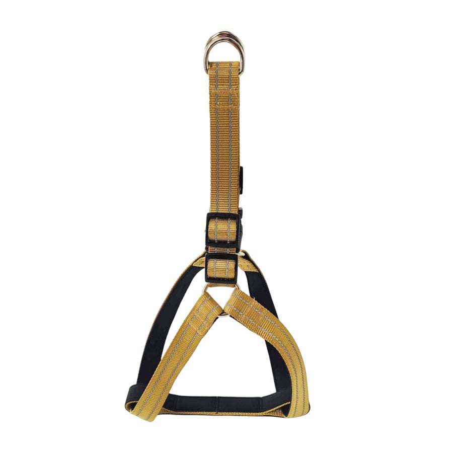 Gotoo Arnés reflectante de neopreno beige para perros